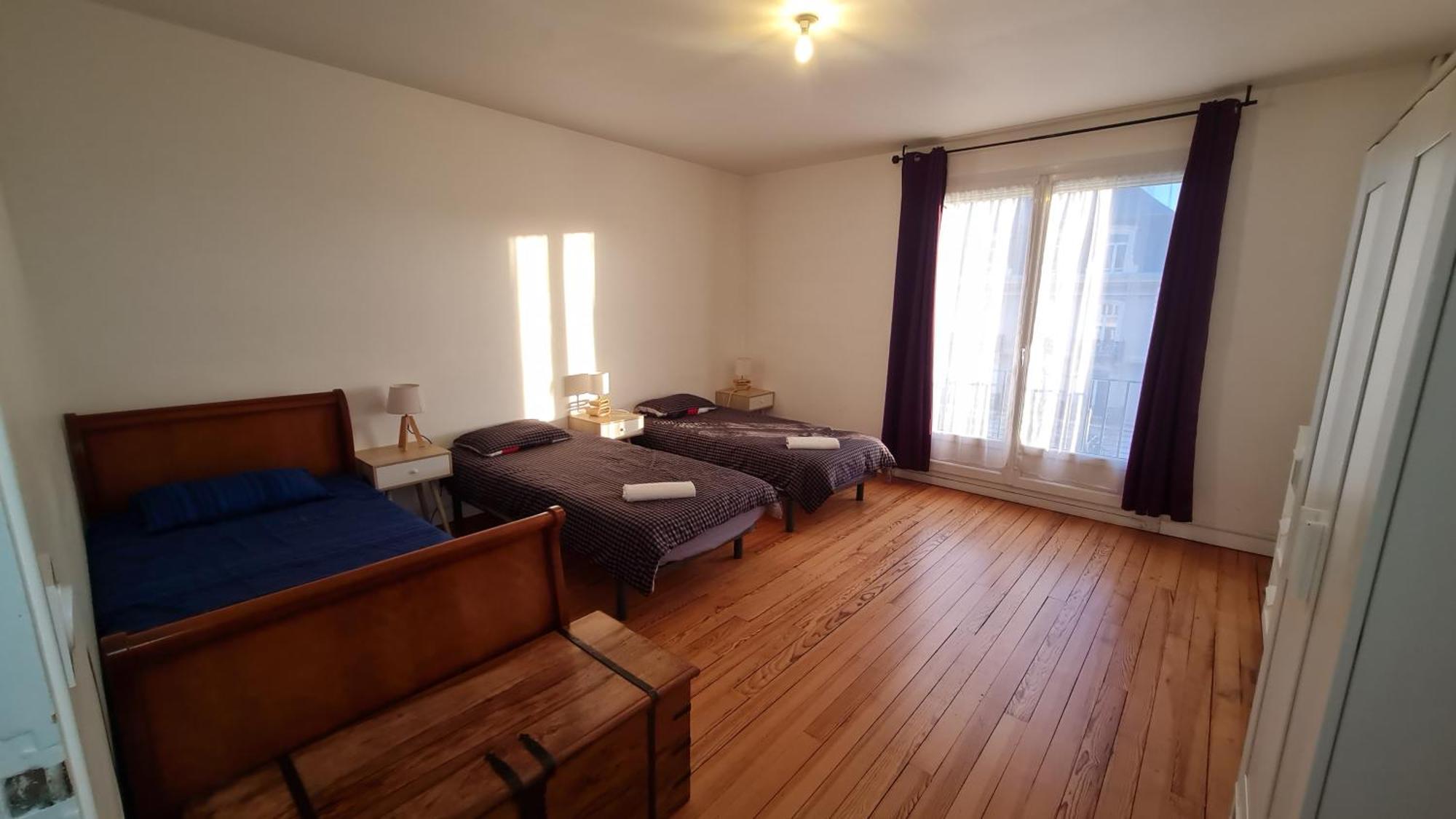 Appartement 83 M2, 4 Lits , 5 Pers, 100 M De La Gare, Confortable Et Lumineux Le Havre Eksteriør bilde